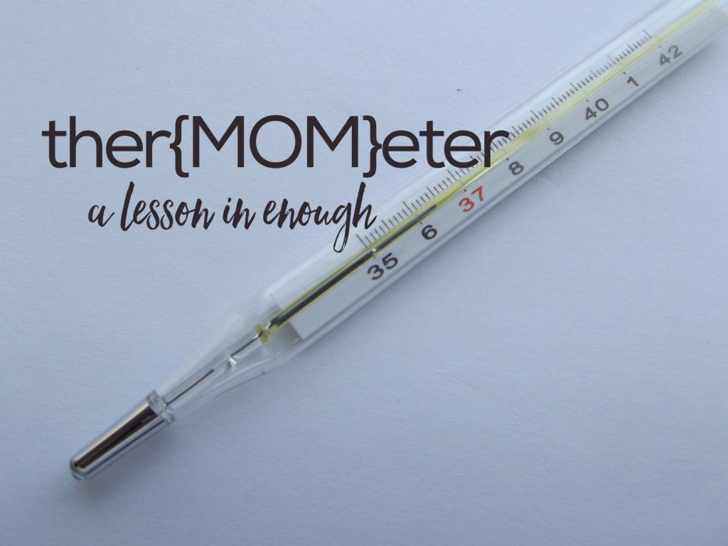 What I’m feeling must be who I am, right? How easy it is to swing from Super Mom to Super Fail all by what happens next.