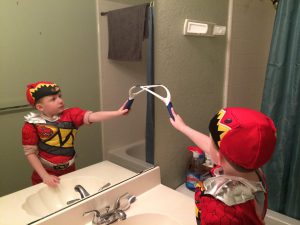 Forget the paper towels and enlist your kids helps with easy tip for cleaning mirrors