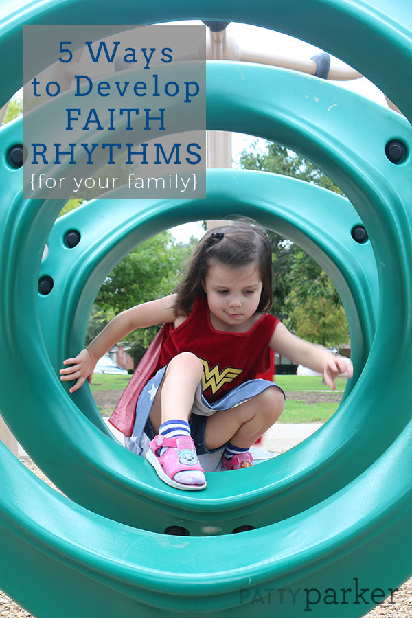 How do we help our children grow in their relationship with Jesus? Here are 5 ways we can help our children create faith rhythms.